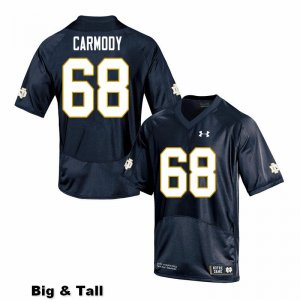 Notre Dame Fighting Irish Men's Michael Carmody #68 Navy Under Armour Authentic Stitched Big & Tall College NCAA Football Jersey RIX4899IF